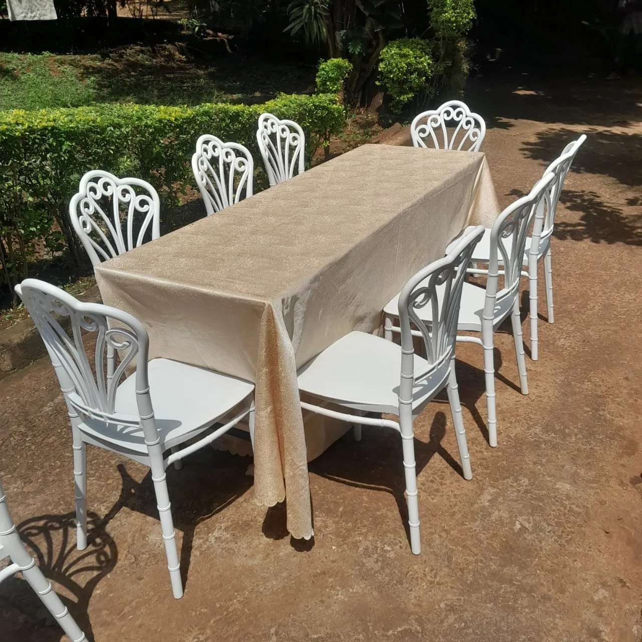 Rectangular Table Dressed