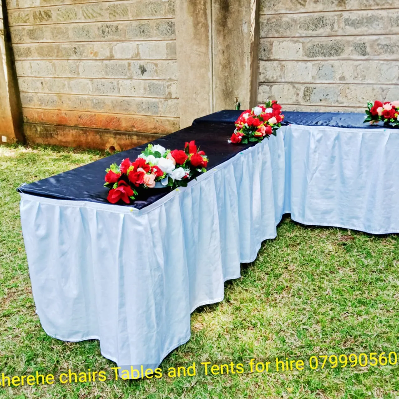 Buffet Table Dressed
