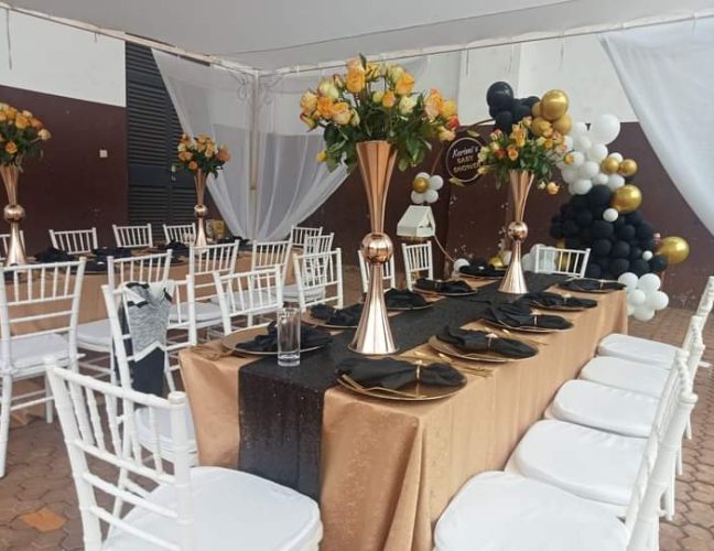 Rectangle tables and Chairs