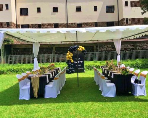 Graduation party decor