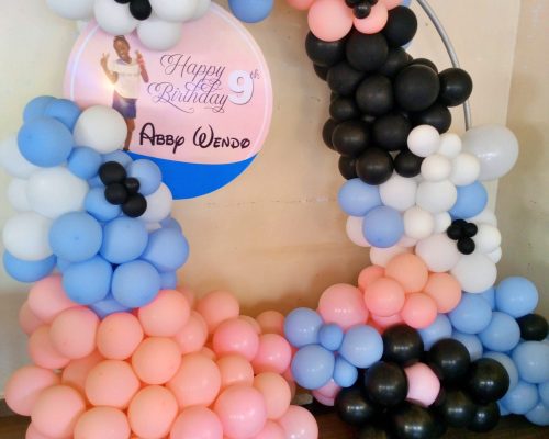 Kids birthday party balloons decorations