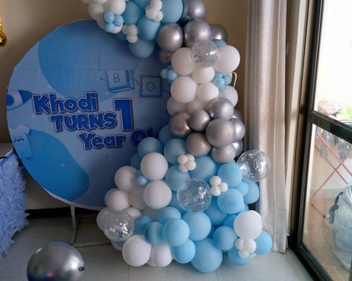 Kids birthday party balloons decorations